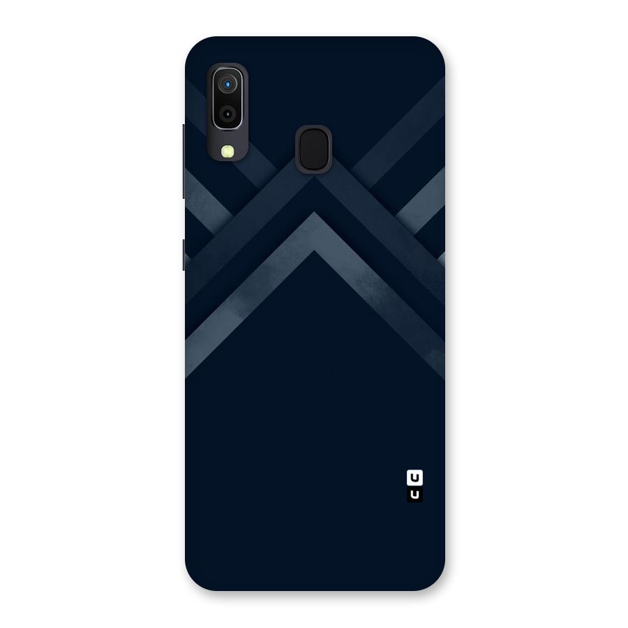 Navy Blue Arrow Back Case for Galaxy M10s