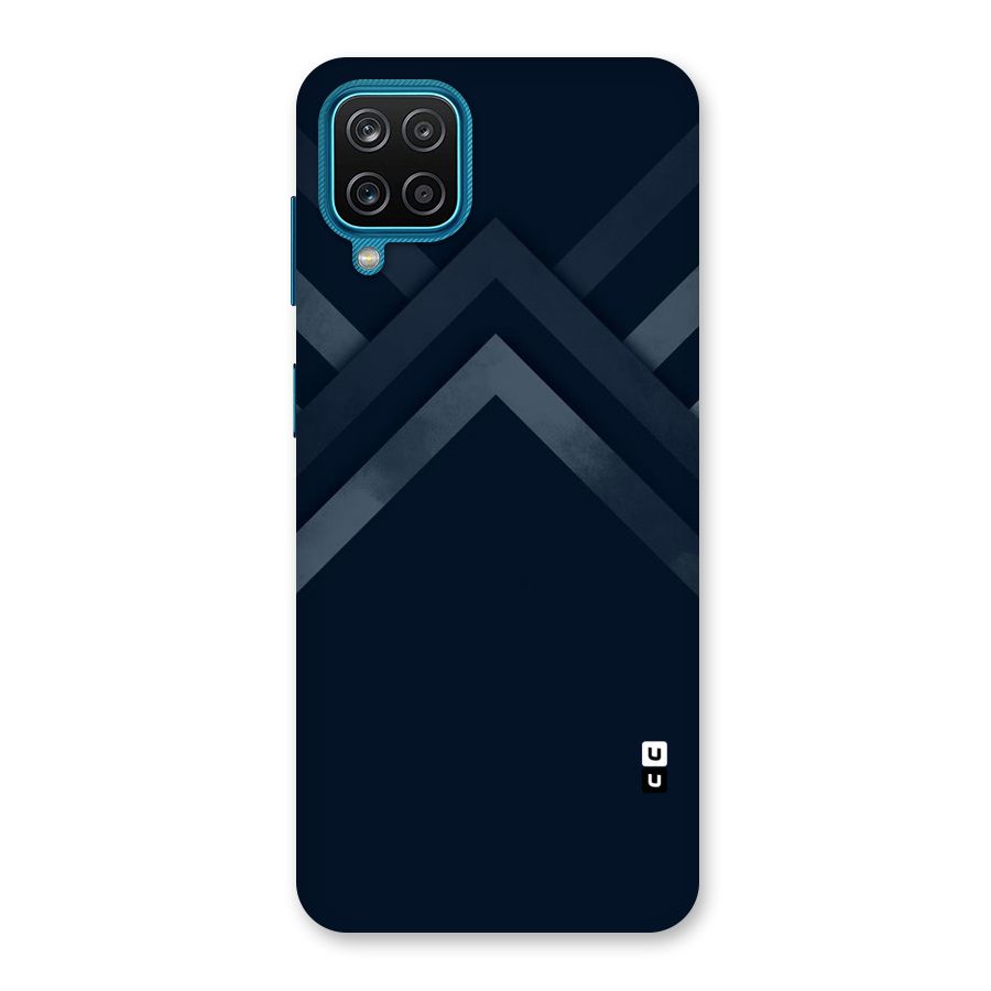 Navy Blue Arrow Back Case for Galaxy M12
