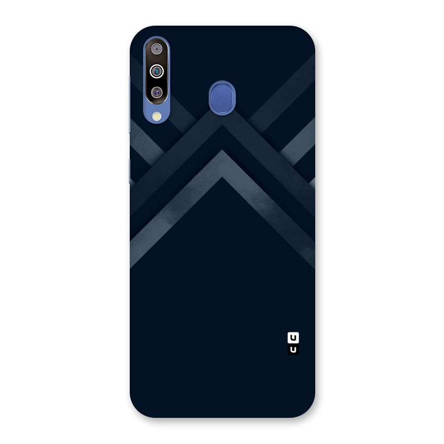 Navy Blue Arrow Back Case for Galaxy M30