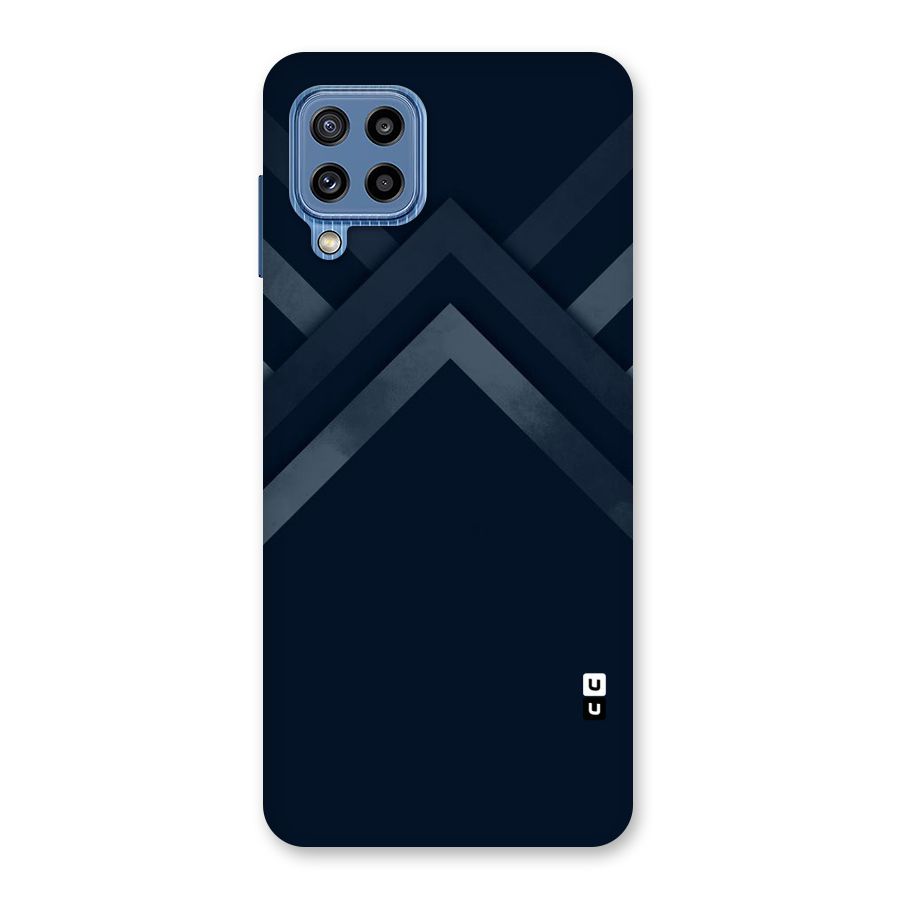 Navy Blue Arrow Back Case for Galaxy M32