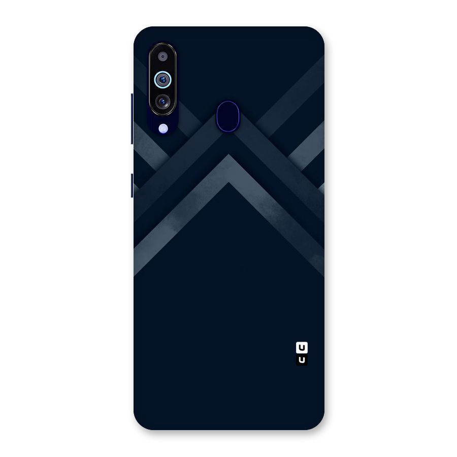 Navy Blue Arrow Back Case for Galaxy M40