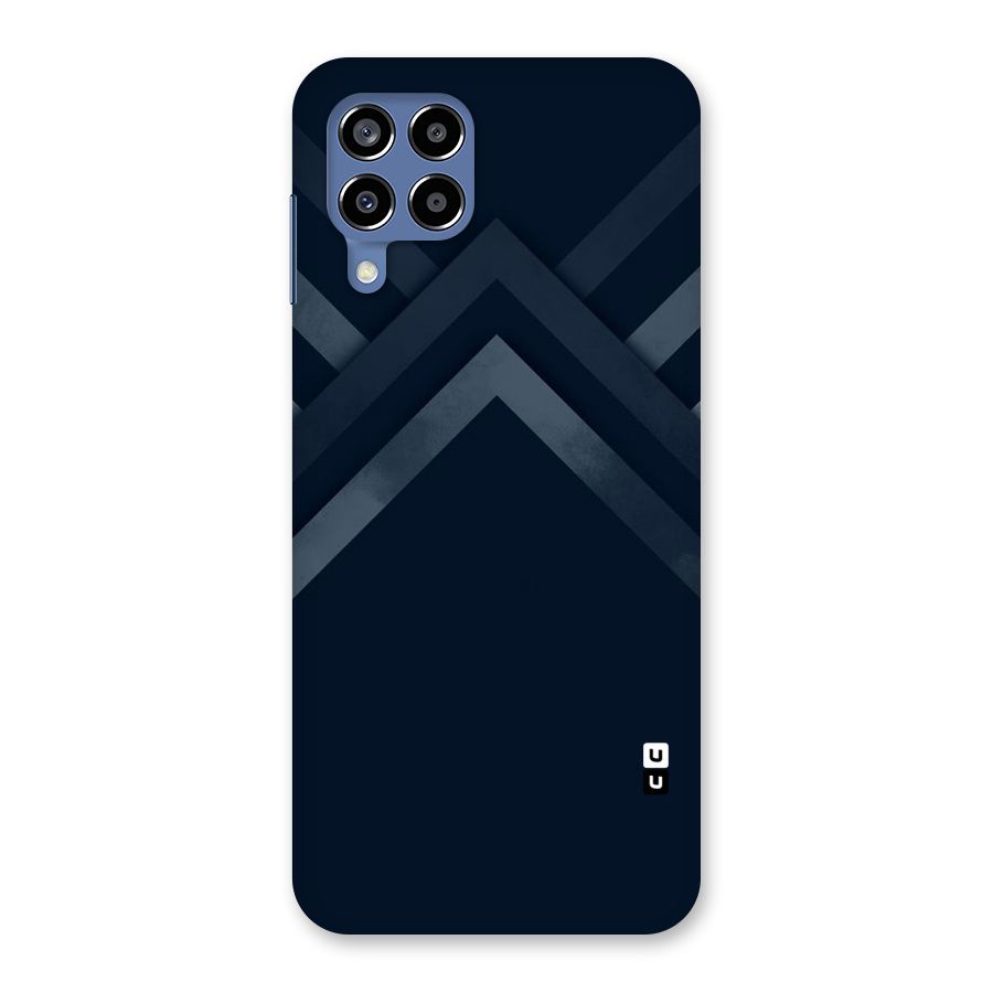 Navy Blue Arrow Back Case for Galaxy M53 5G