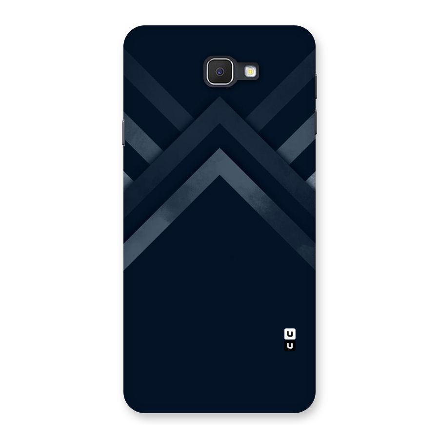 Navy Blue Arrow Back Case for Galaxy On7 2016