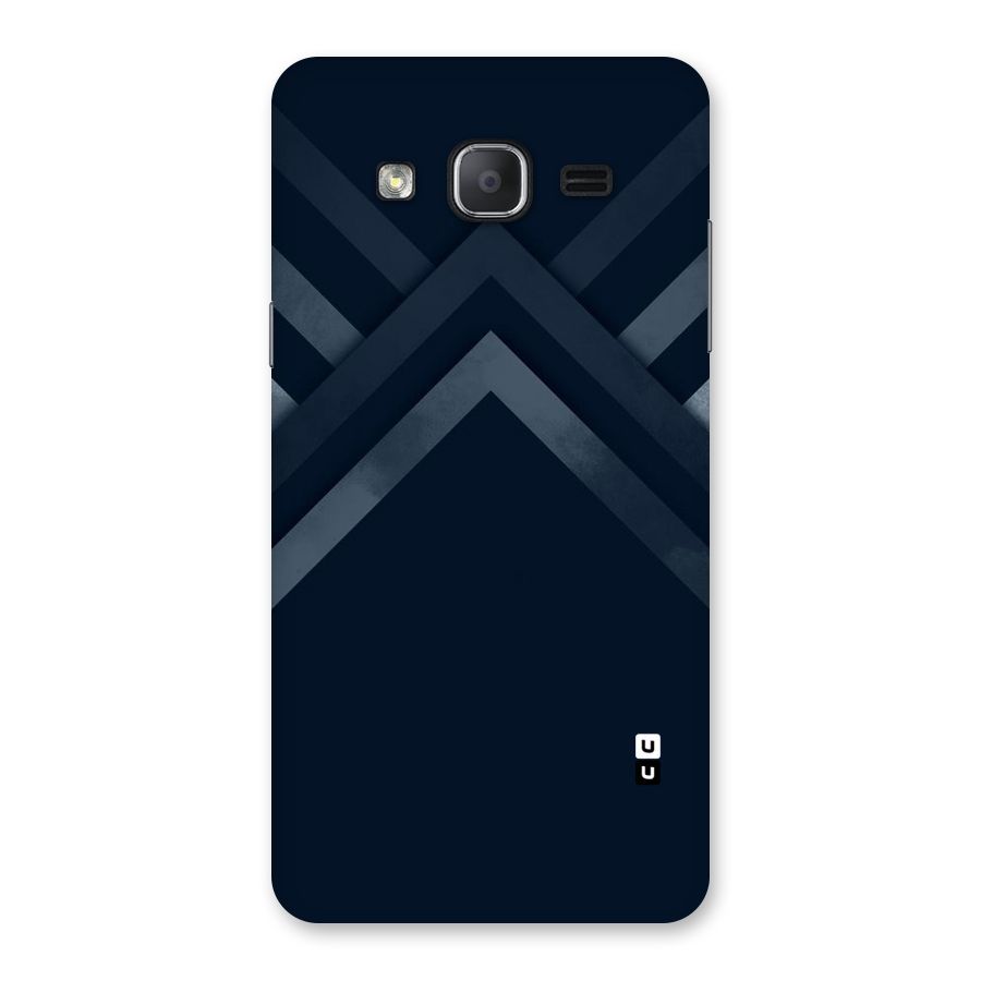 Navy Blue Arrow Back Case for Galaxy On7 Pro