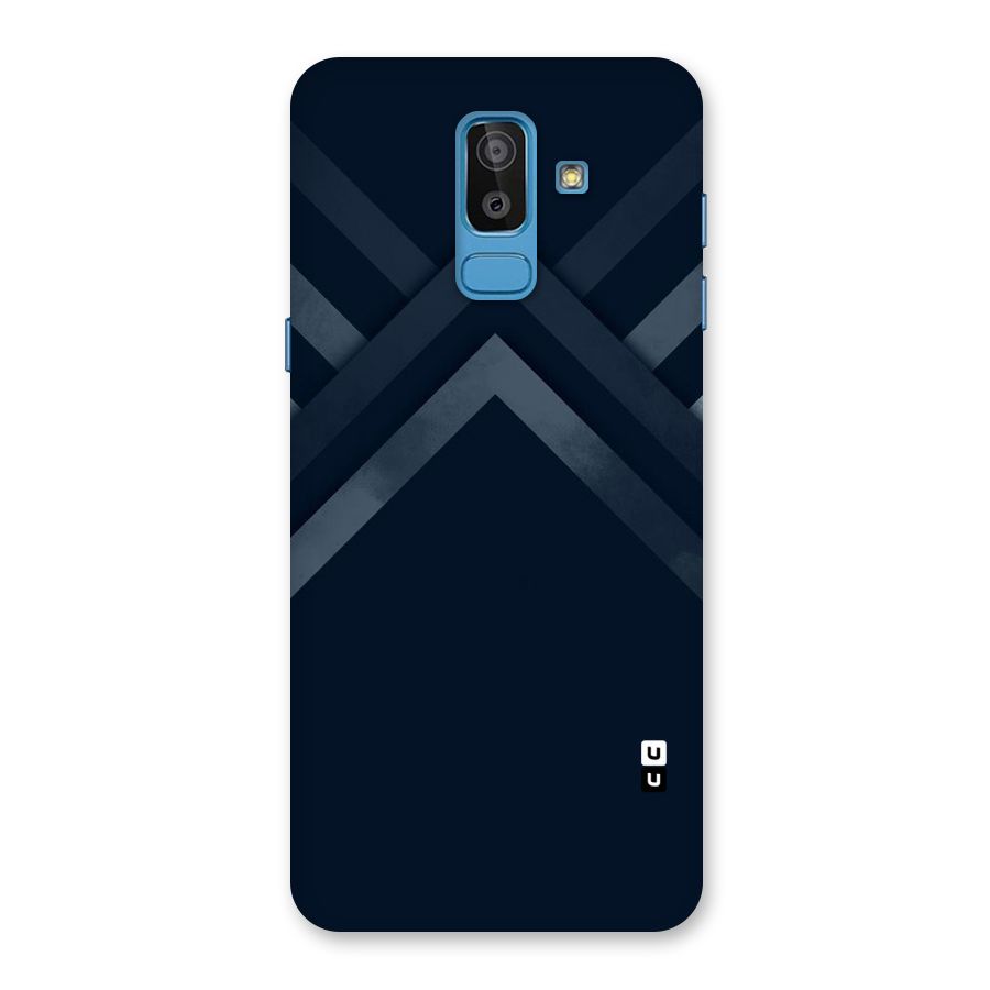 Navy Blue Arrow Back Case for Galaxy On8 (2018)