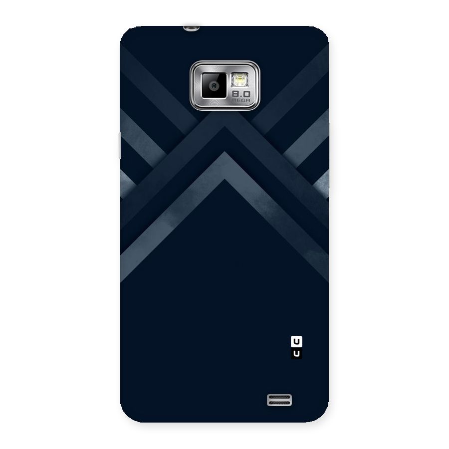 Navy Blue Arrow Back Case for Galaxy S2
