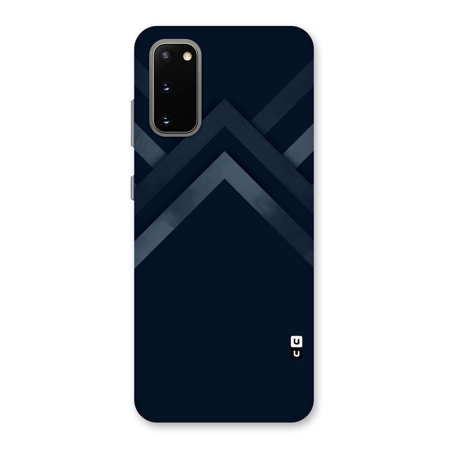 Navy Blue Arrow Back Case for Galaxy S20