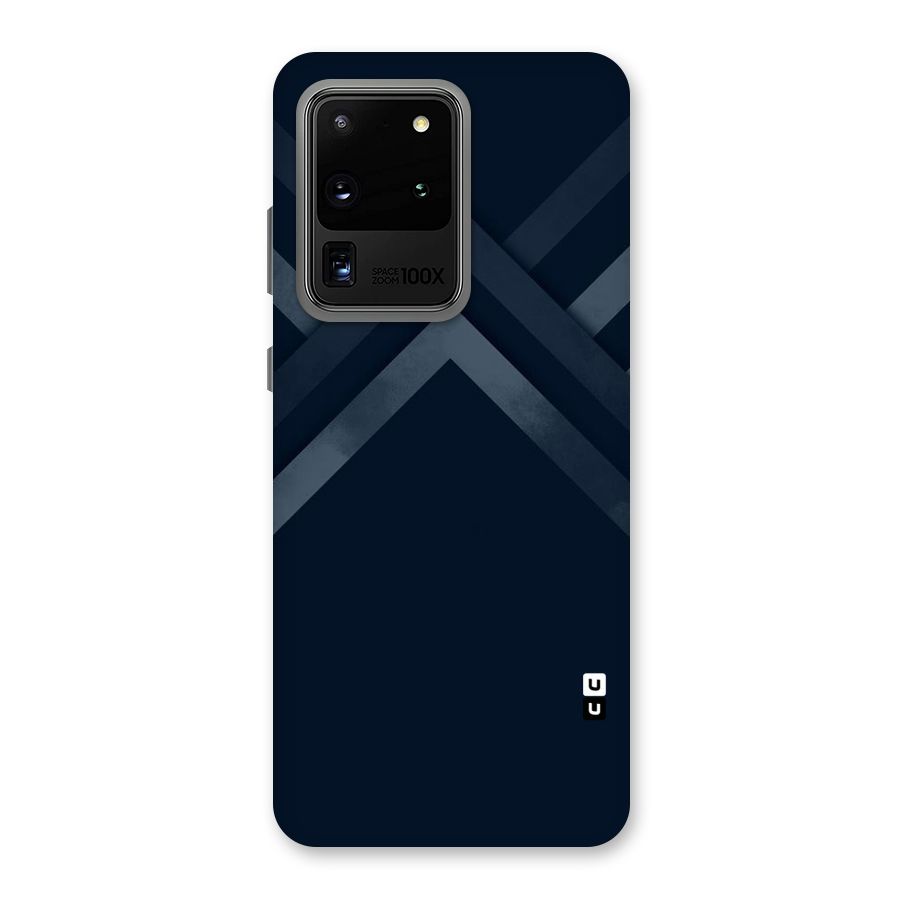 Navy Blue Arrow Back Case for Galaxy S20 Ultra