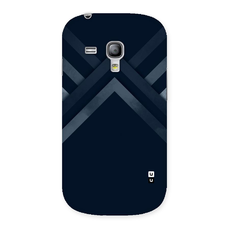 Navy Blue Arrow Back Case for Galaxy S3 Mini