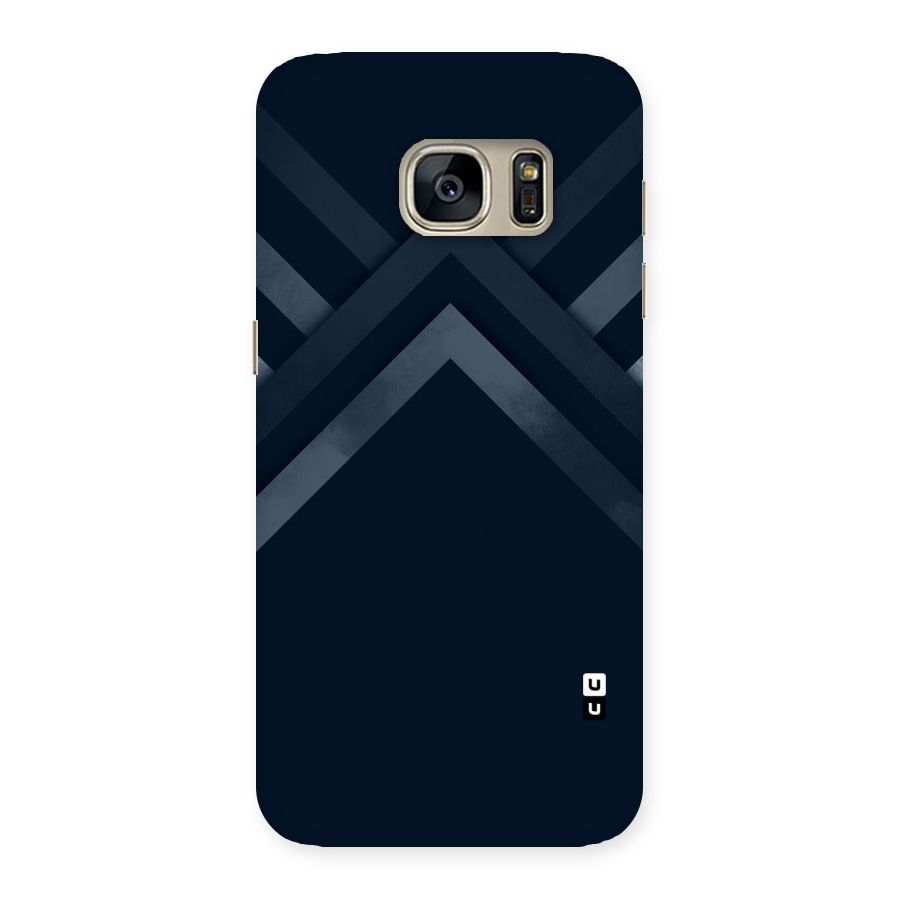 Navy Blue Arrow Back Case for Galaxy S7