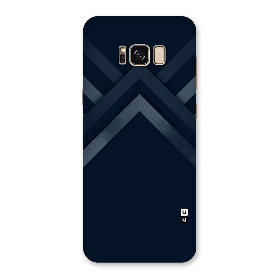 Navy Blue Arrow Back Case for Galaxy S8 Plus