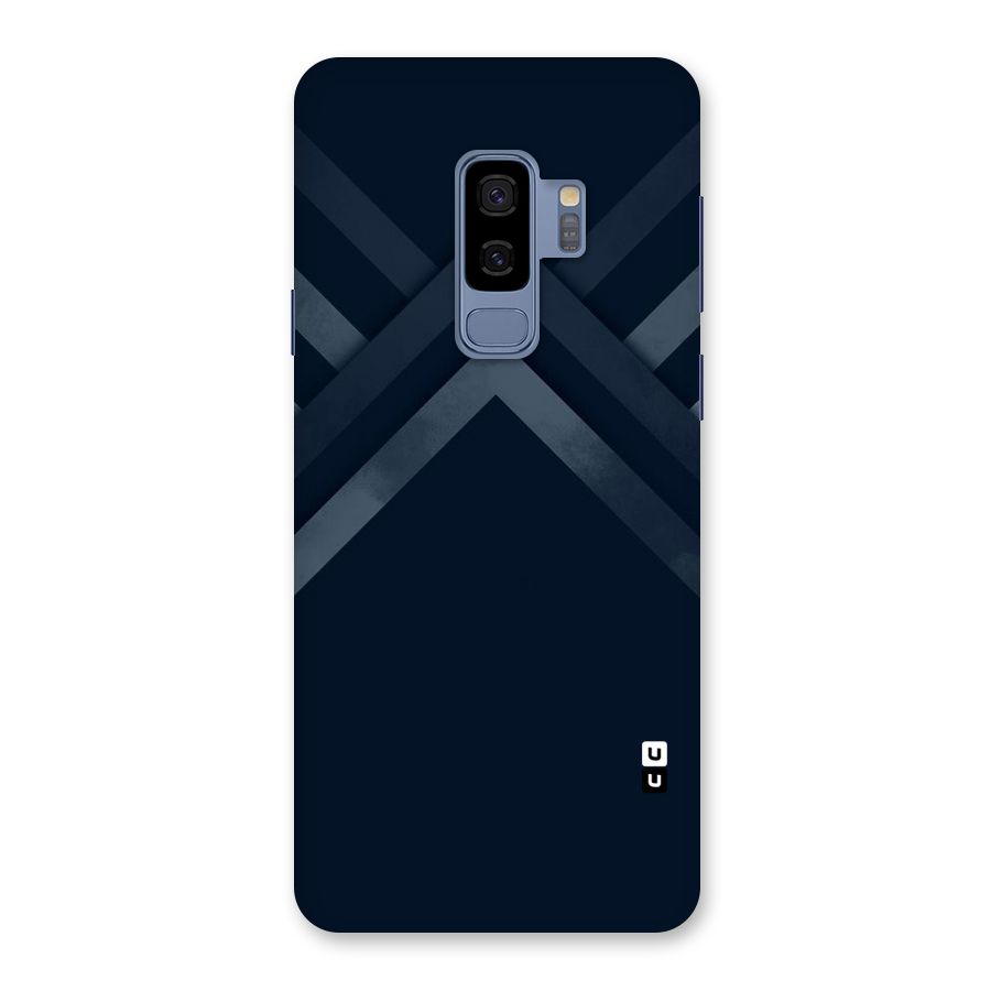 Navy Blue Arrow Back Case for Galaxy S9 Plus