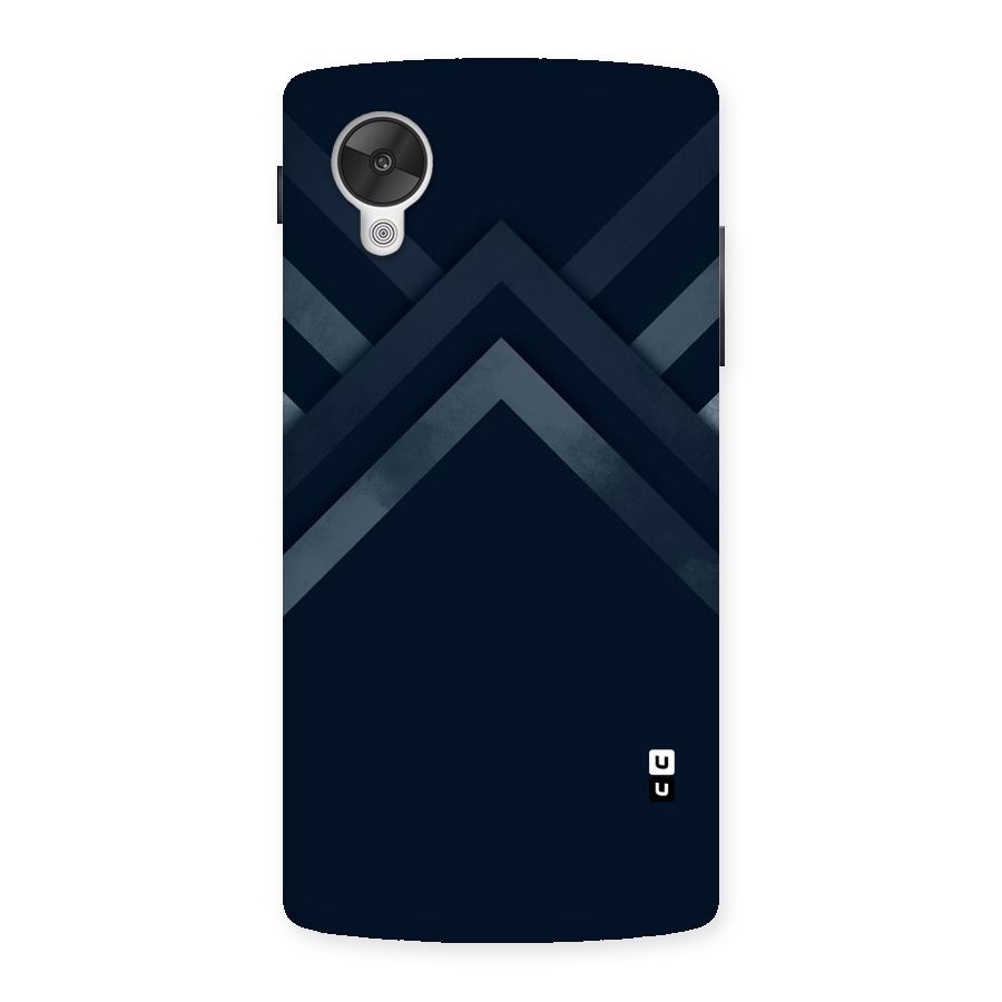 Navy Blue Arrow Back Case for Google Nexsus 5