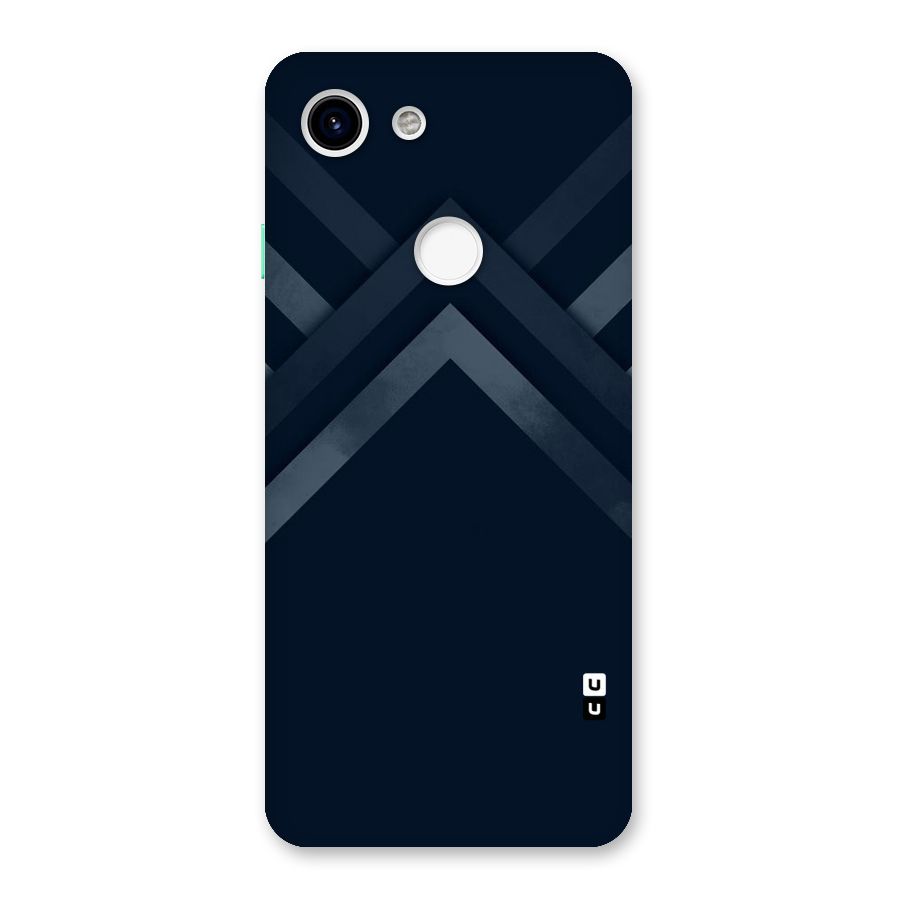 Navy Blue Arrow Back Case for Google Pixel 3