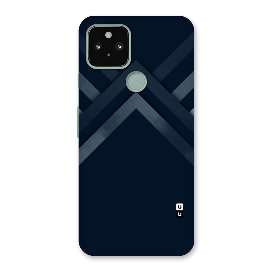 Navy Blue Arrow Back Case for Google Pixel 5