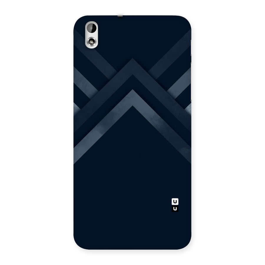 Navy Blue Arrow Back Case for HTC Desire 816g