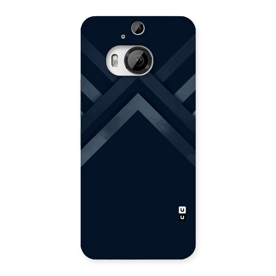 Navy Blue Arrow Back Case for HTC One M9 Plus
