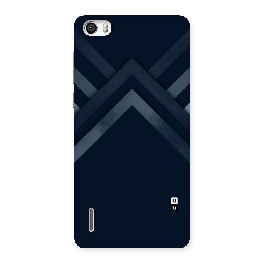 Navy Blue Arrow Back Case for Honor 6