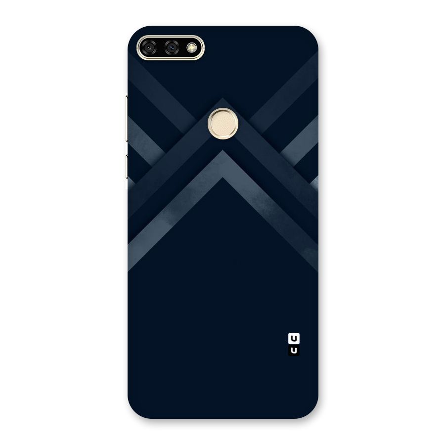 Navy Blue Arrow Back Case for Honor 7A
