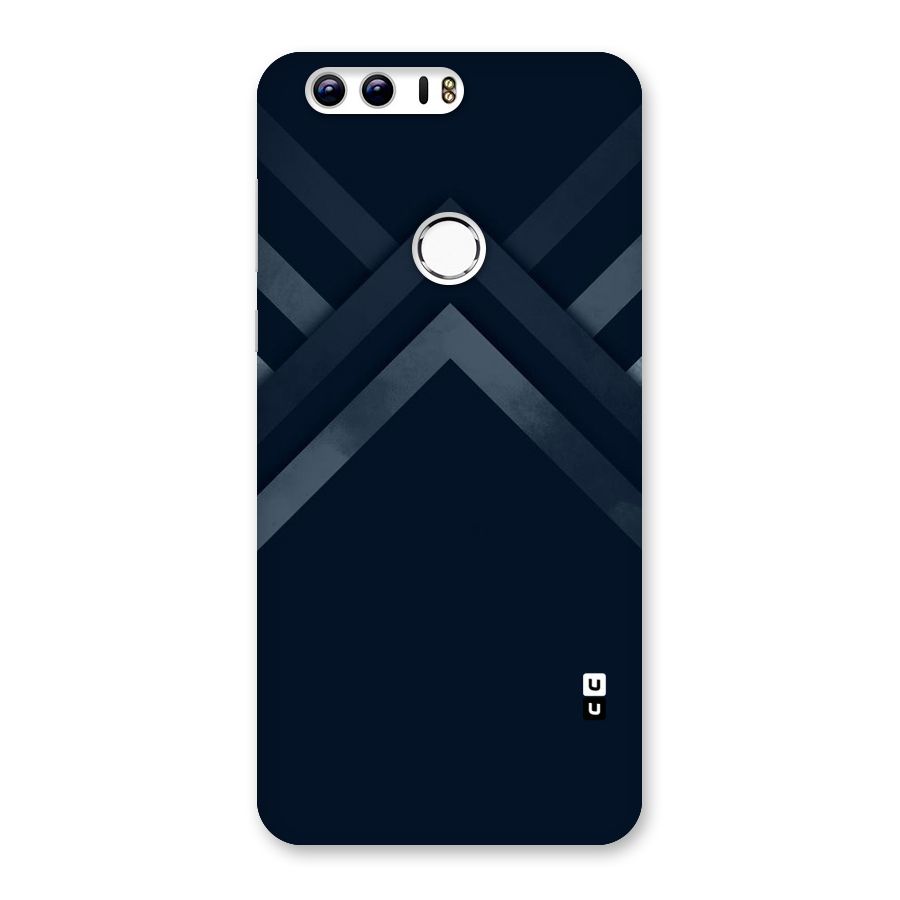 Navy Blue Arrow Back Case for Honor 8