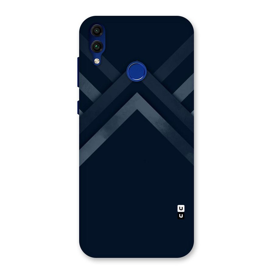 Navy Blue Arrow Back Case for Honor 8C