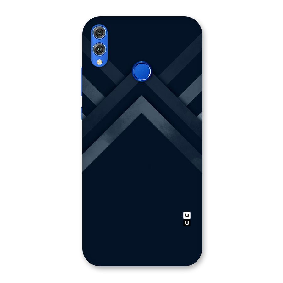Navy Blue Arrow Back Case for Honor 8X