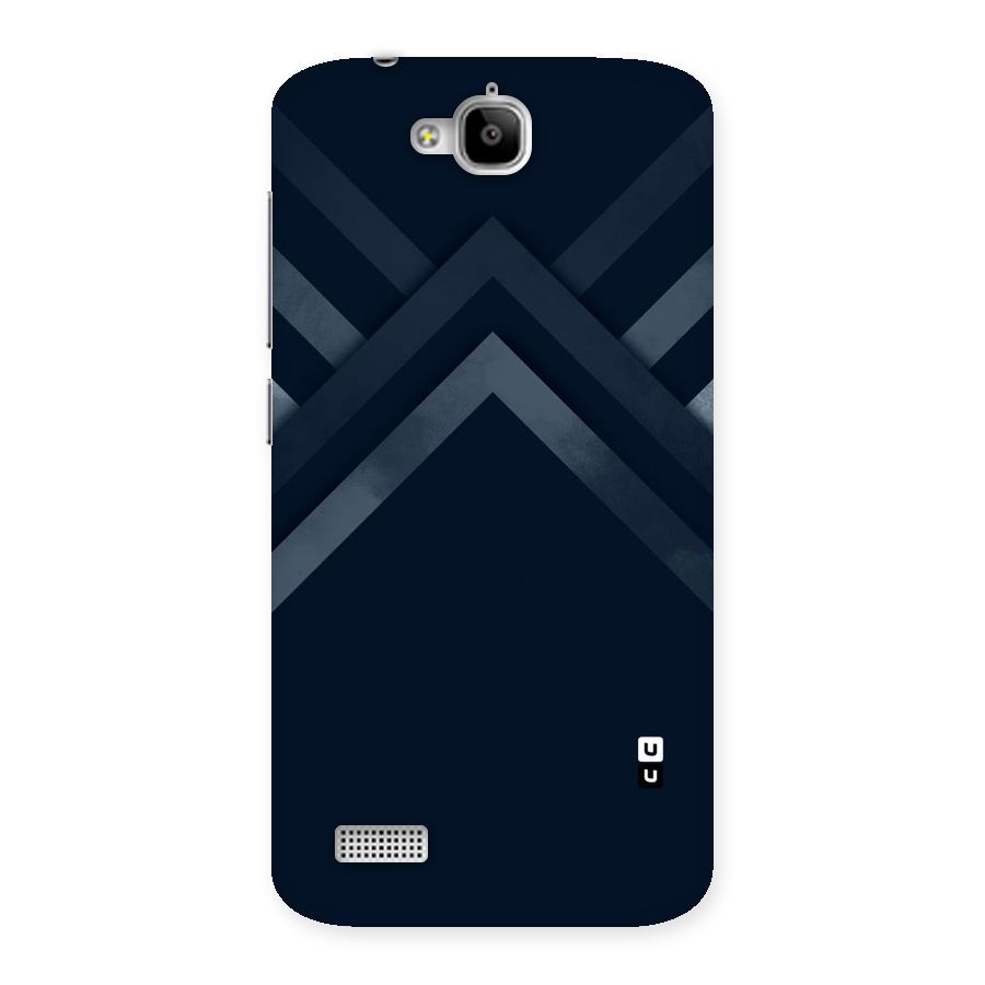 Navy Blue Arrow Back Case for Honor Holly
