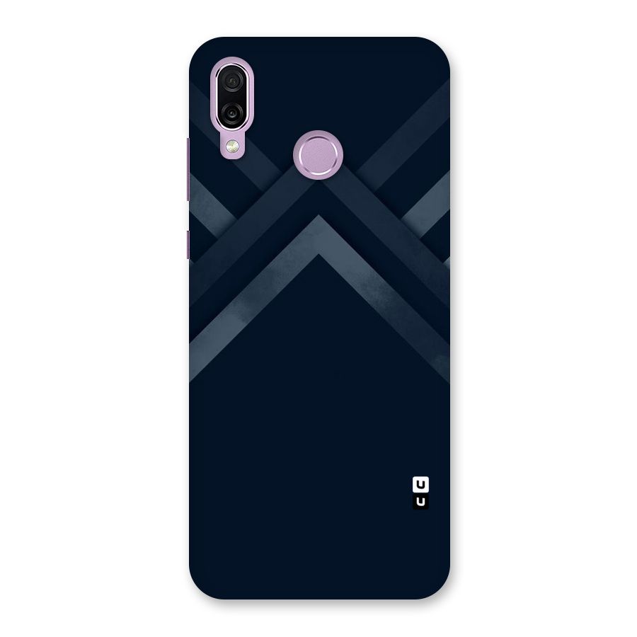 Navy Blue Arrow Back Case for Honor Play