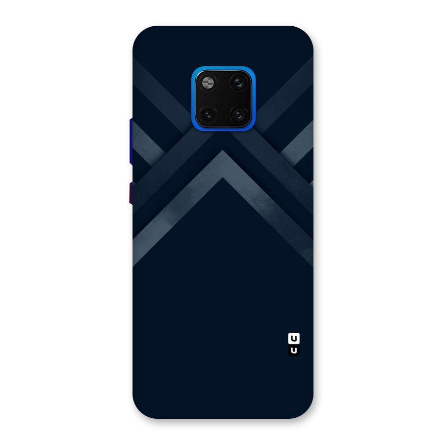 Navy Blue Arrow Back Case for Huawei Mate 20 Pro