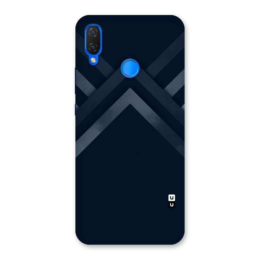 Navy Blue Arrow Back Case for Huawei P Smart+