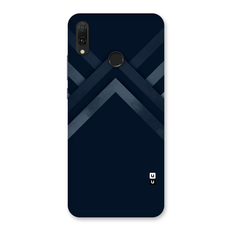 Navy Blue Arrow Back Case for Huawei Y9 (2019)