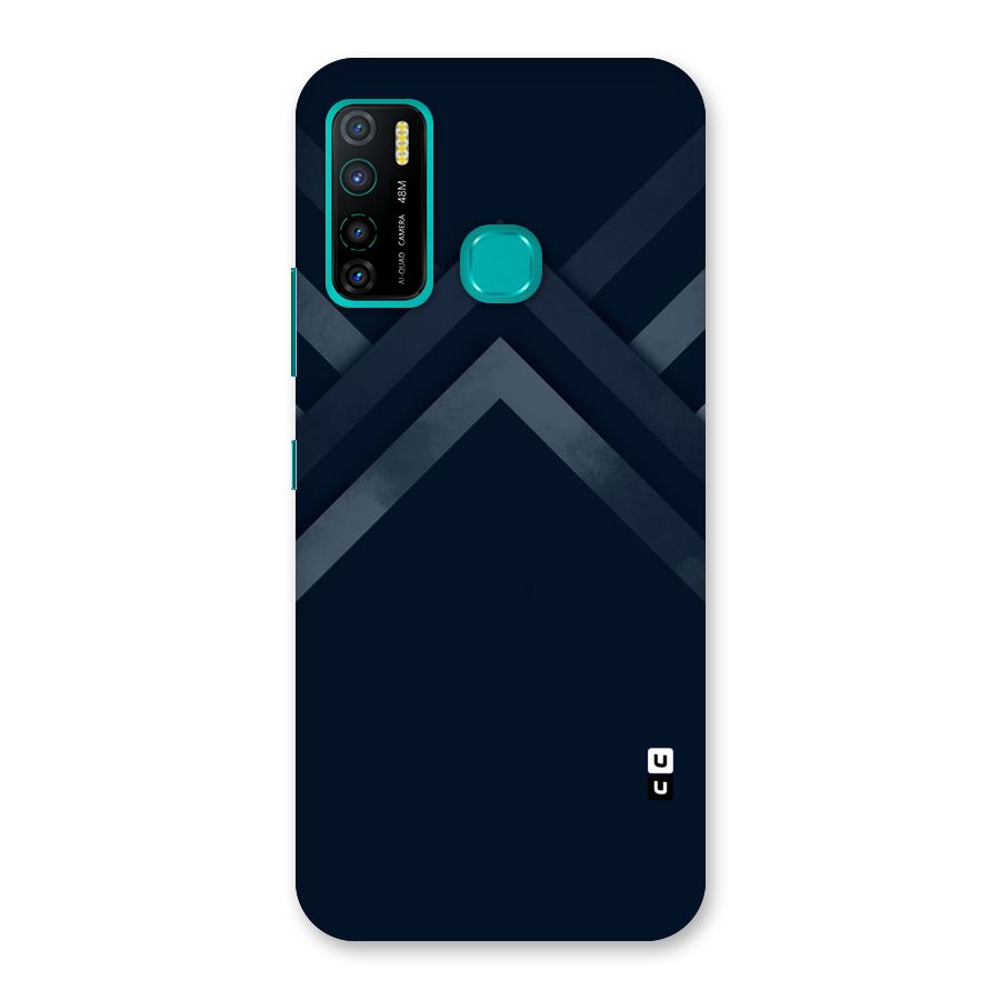 Navy Blue Arrow Back Case for Infinix Hot 9 Pro