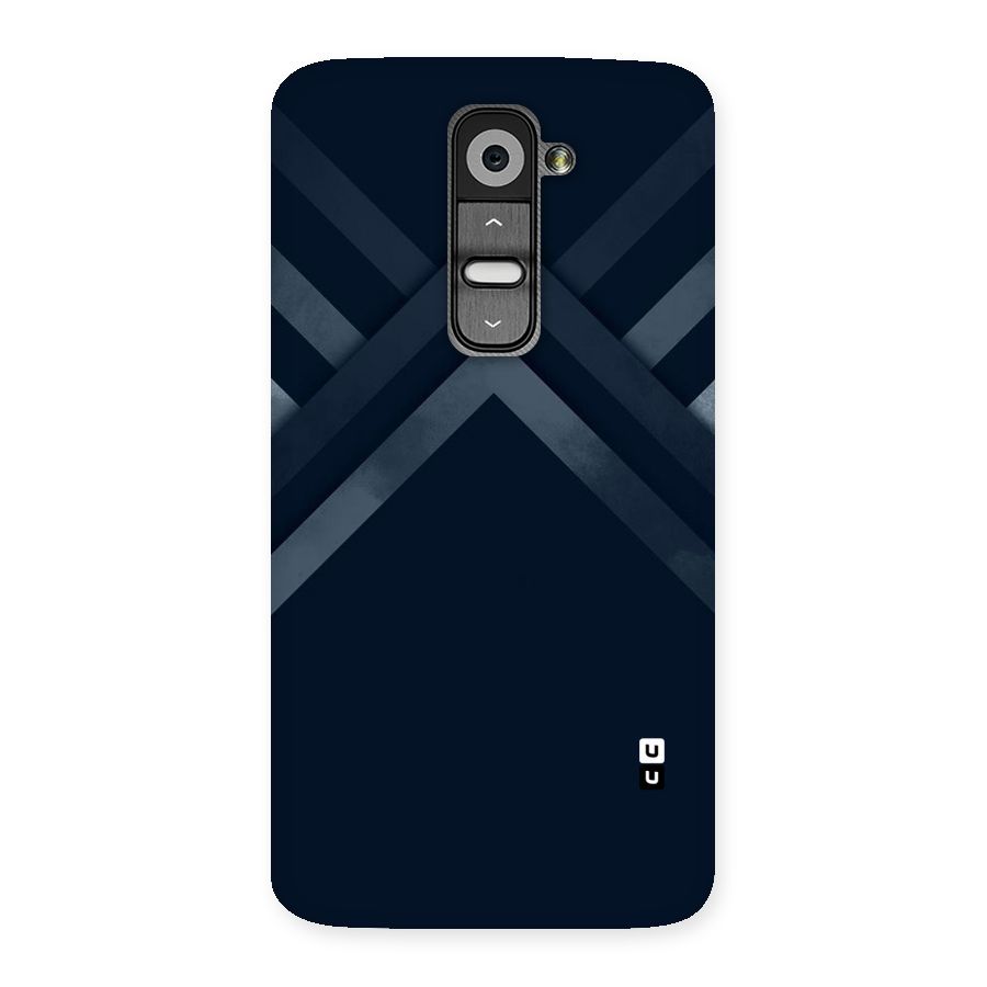 Navy Blue Arrow Back Case for LG G2