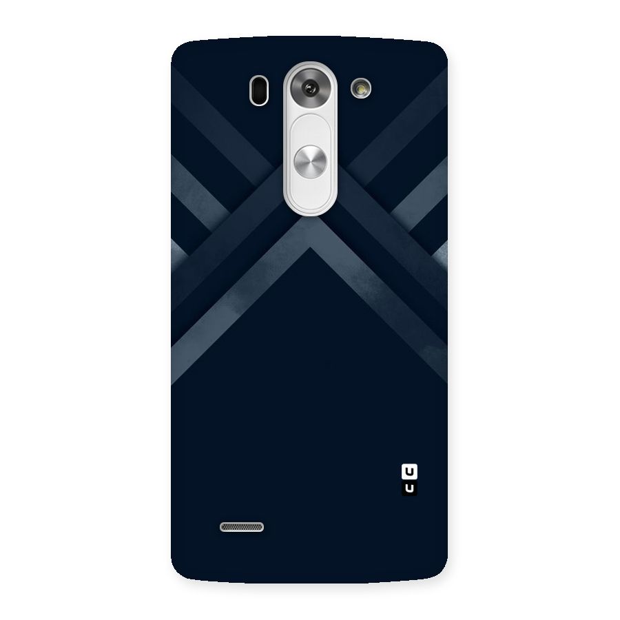 Navy Blue Arrow Back Case for LG G3 Beat