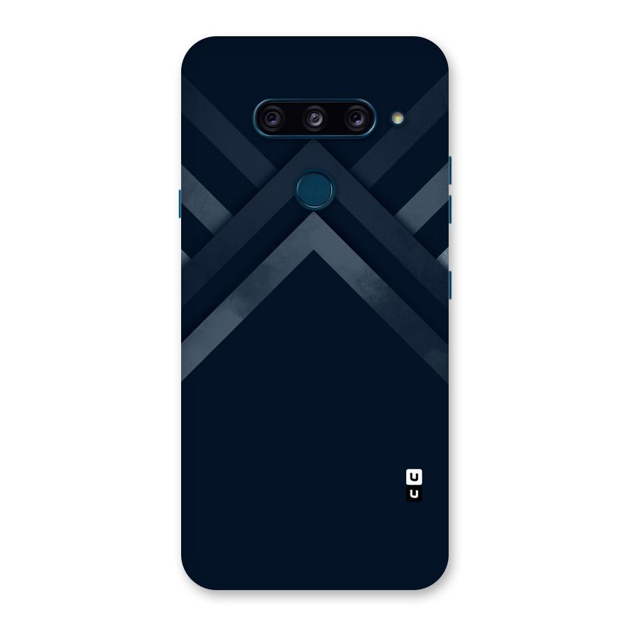 Navy Blue Arrow Back Case for LG  V40 ThinQ