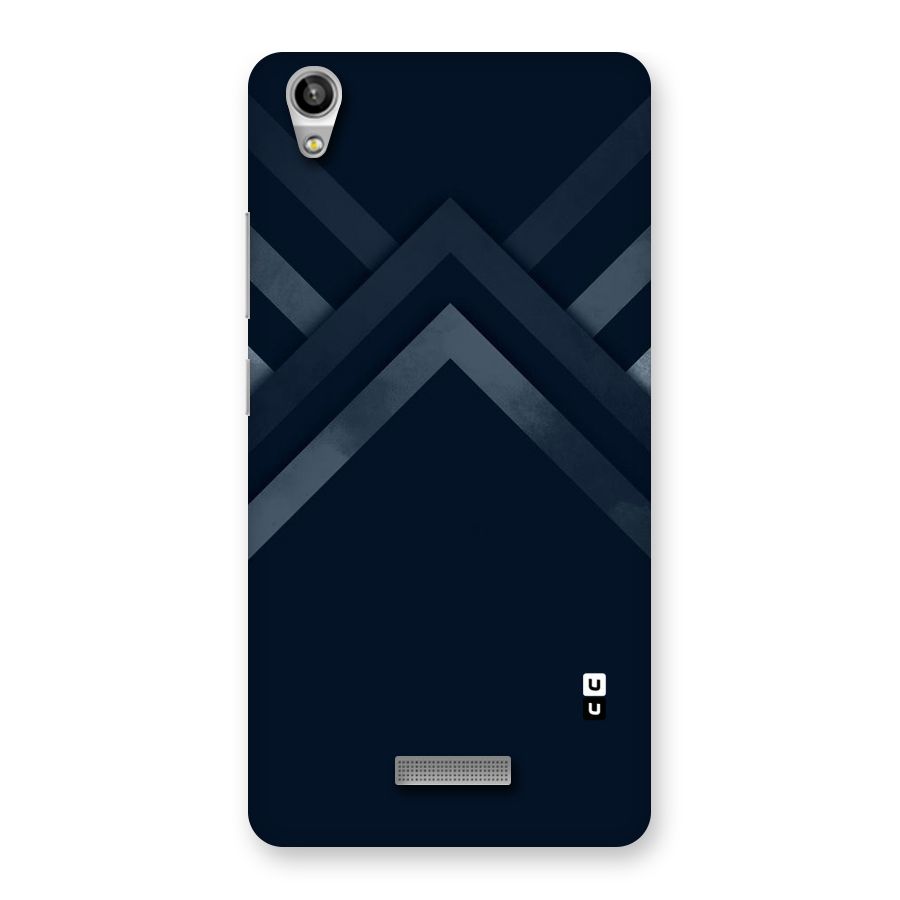 Navy Blue Arrow Back Case for Lava-Pixel-V1