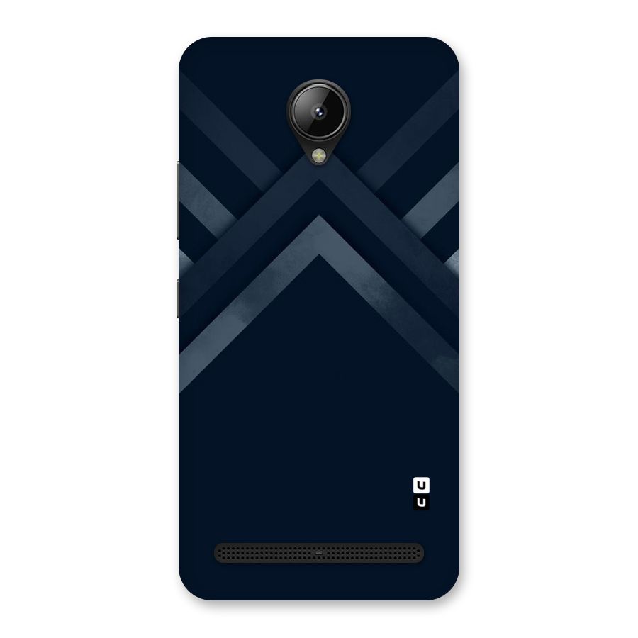 Navy Blue Arrow Back Case for Lenovo C2