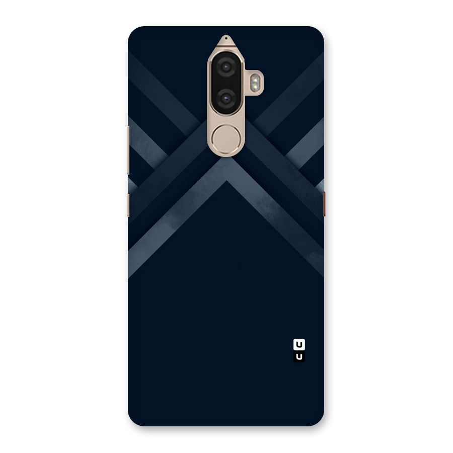 Navy Blue Arrow Back Case for Lenovo K8 Note