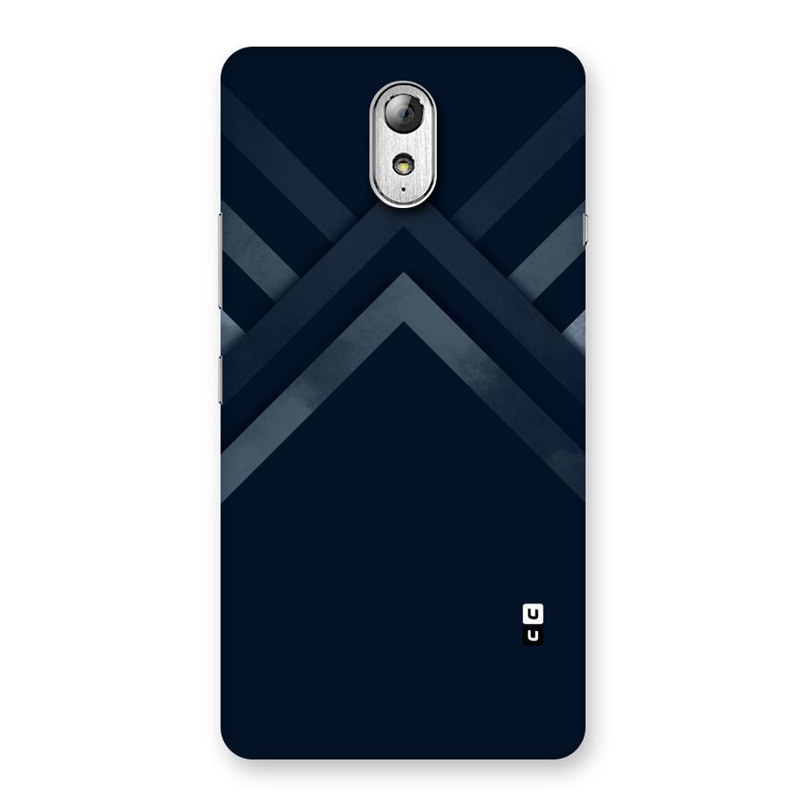 Navy Blue Arrow Back Case for Lenovo Vibe P1M