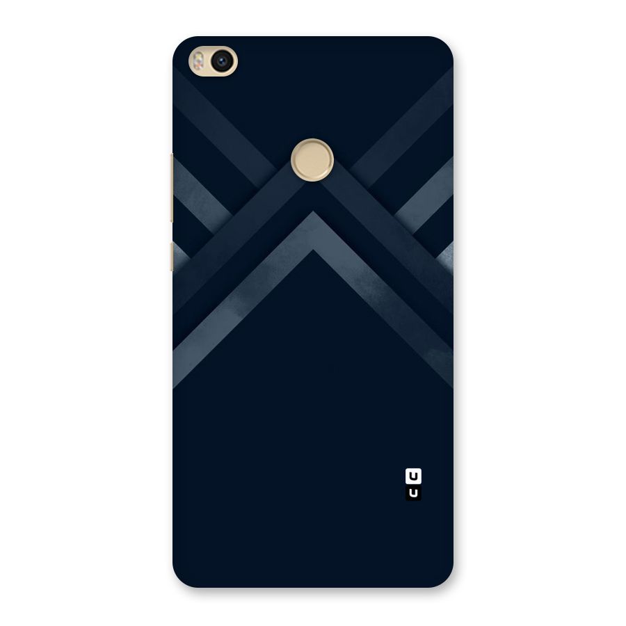 Navy Blue Arrow Back Case for Mi Max 2
