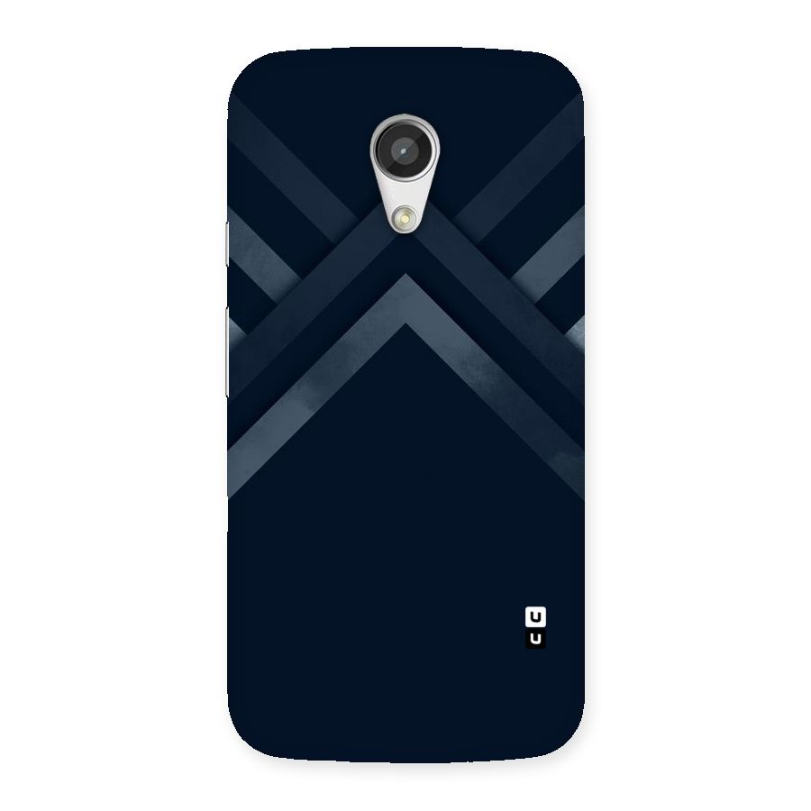 Navy Blue Arrow Back Case for Moto G 2nd Gen