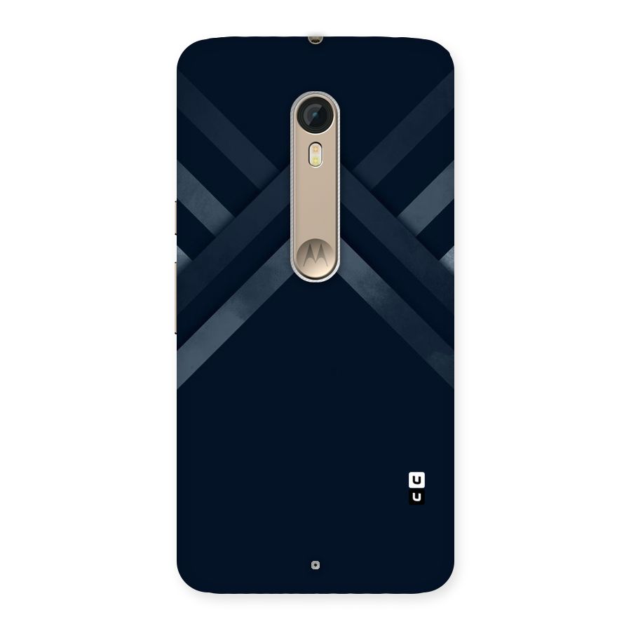 Navy Blue Arrow Back Case for Motorola Moto X Style