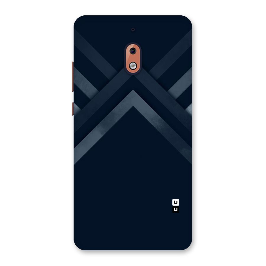 Navy Blue Arrow Back Case for Nokia 2.1