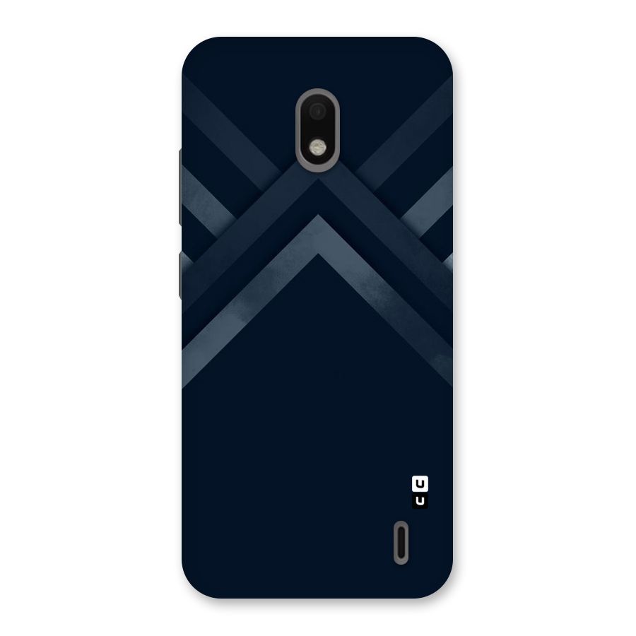 Navy Blue Arrow Back Case for Nokia 2.2