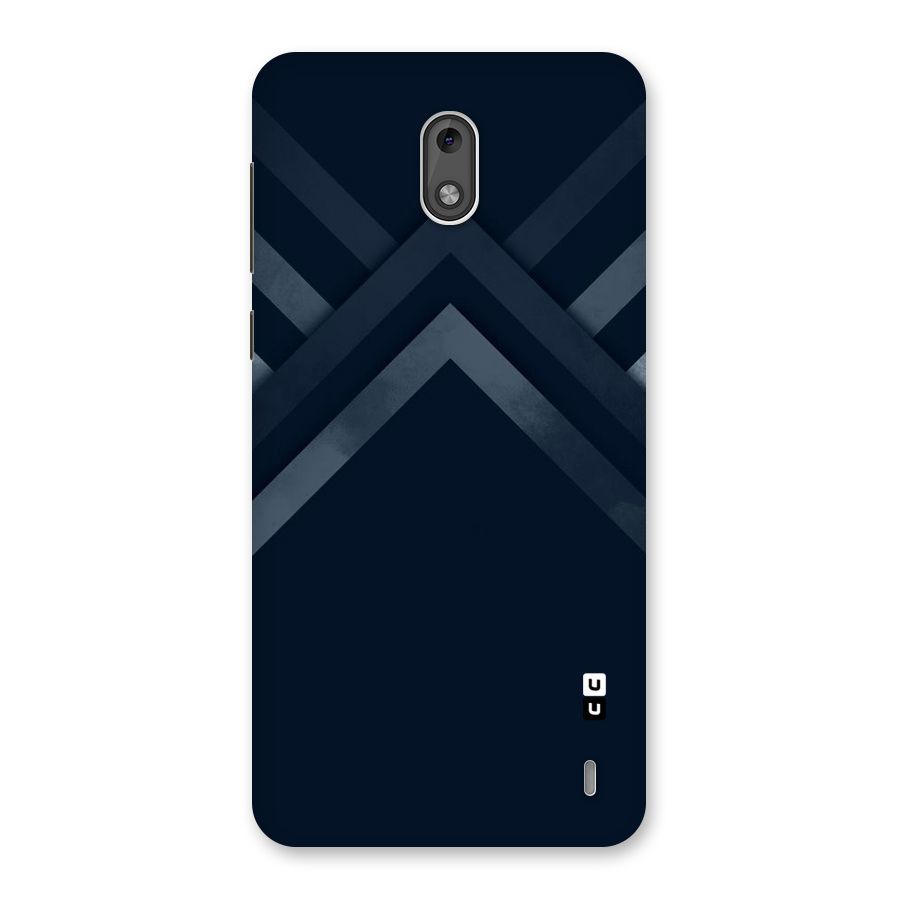 Navy Blue Arrow Back Case for Nokia 2