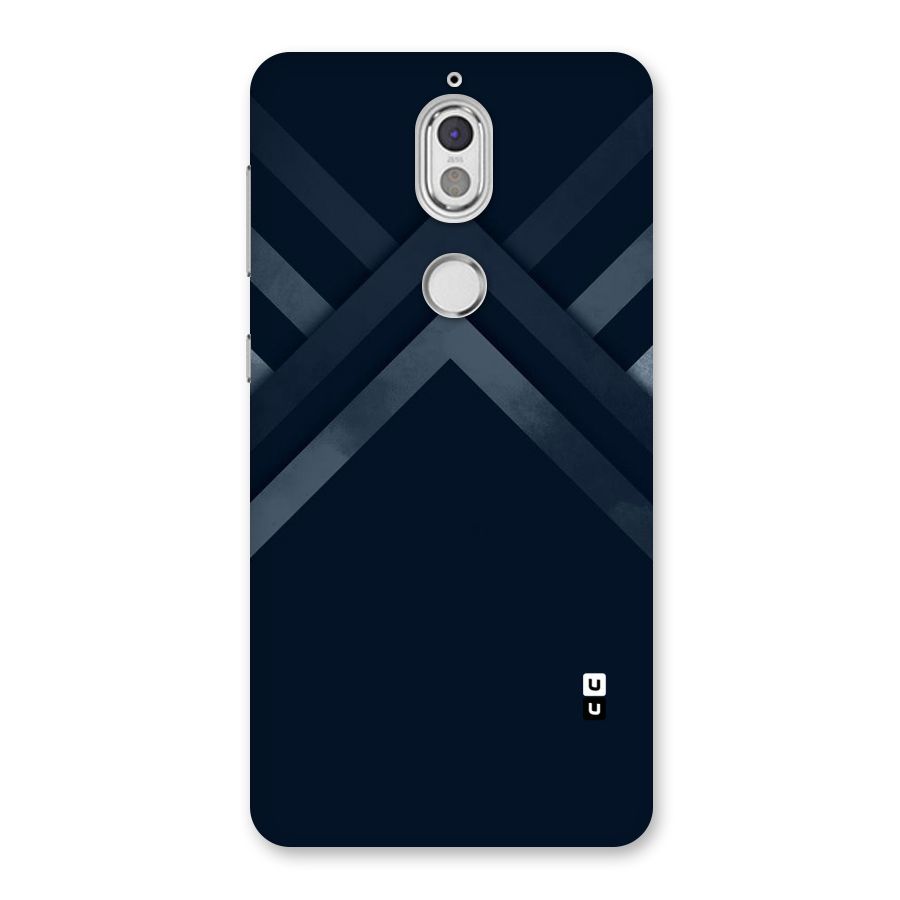 Navy Blue Arrow Back Case for Nokia 7