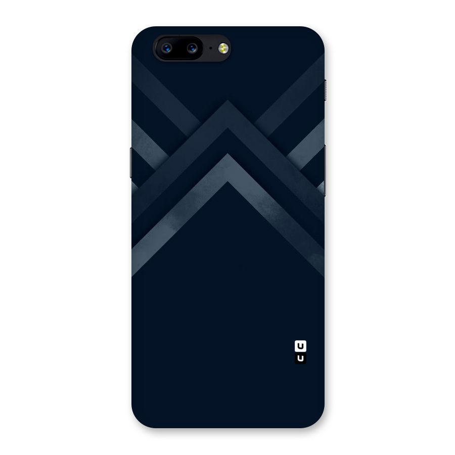 Navy Blue Arrow Back Case for OnePlus 5