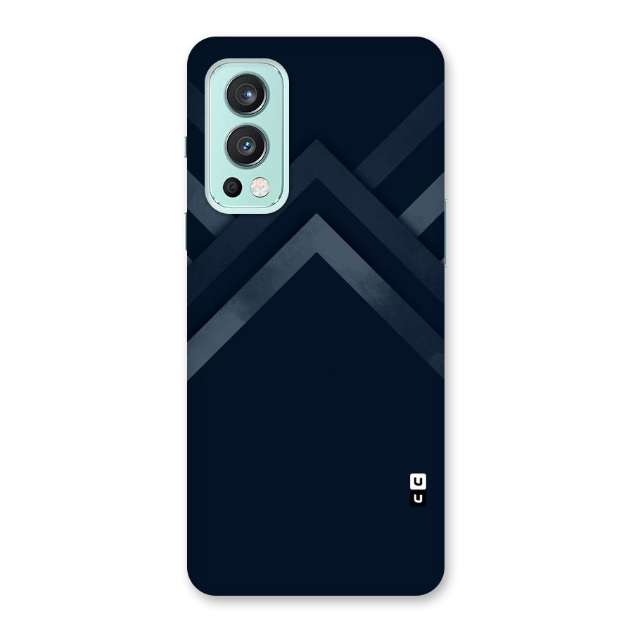 Navy Blue Arrow Back Case for OnePlus Nord 2 5G