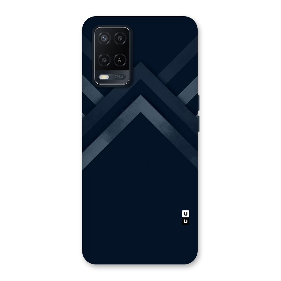Navy Blue Arrow Back Case for Oppo A54