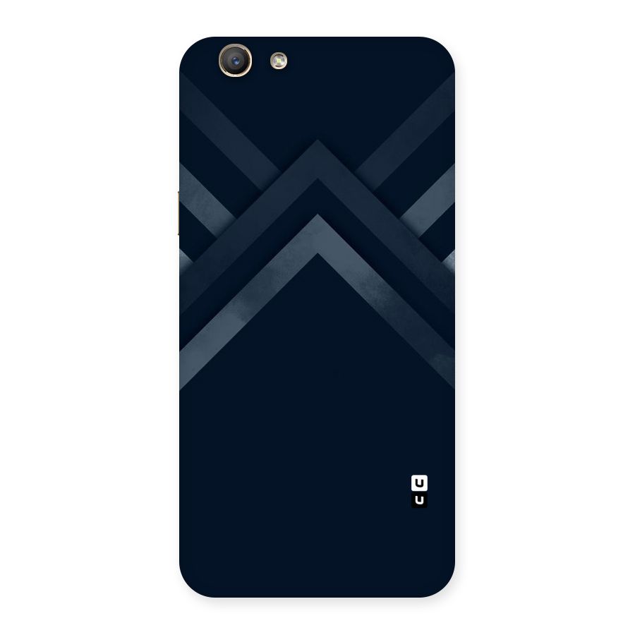 Navy Blue Arrow Back Case for Oppo F1s